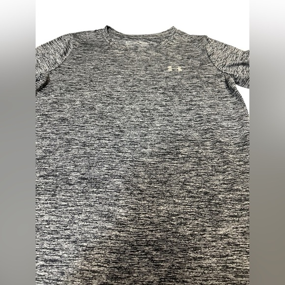 Women's Under Armour Tech Twist Tee Short Sleeve Crew Neck Medium Gray Black - Picture 7 of 13